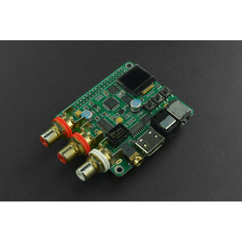 Плата аудиодекодера ЦАП для Raspberry Pi 3B+/4B — фото 2