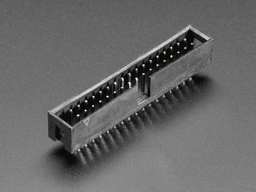 2x17 (34-контактный) разъем IDC, шаг 0,1 дюйма / 2,54 мм — фото 2