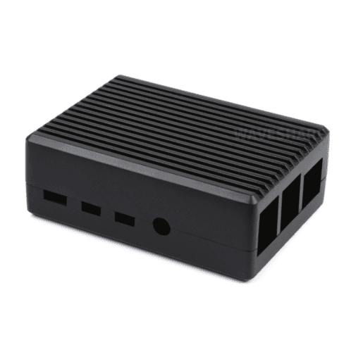 Алюминиевый корпус с рифлеными полосками для Raspberry Pi 4, внутренние стойки радиатора — фото 2