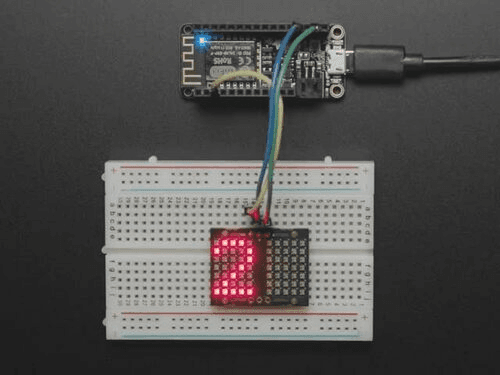 Pixie Chroma — цепной светодиодный матричный RGB-дисплей 5x7 для Arduino — фото 2