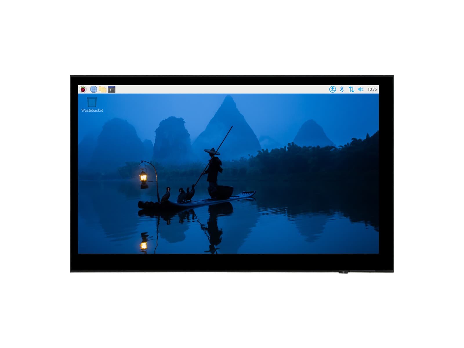 7-дюймовый емкостный сенсорный дисплей DSI, 1024 × 600 пикселей, панель IPS, 5-точечное касание, поддержка регулировки подсветки с помощью программного обеспечения — фото 2