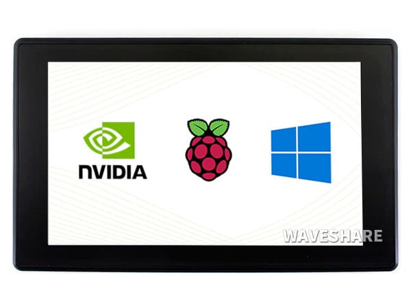7-дюймовый емкостный сенсорный ЖК-экран (H) в корпусе, 1024×600, HDMI, IPS, поддержка различных систем — фото 2
