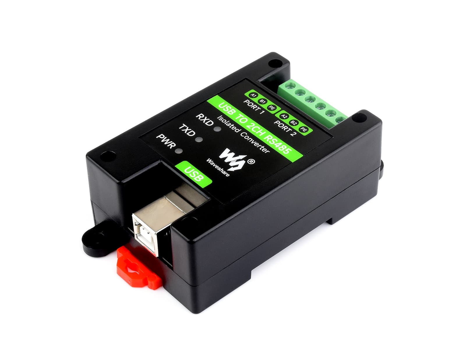 USB TO 2CH RS485 изолированный преобразователь промышленного класса, адаптер USB-RS485, встроенный оригинальный чип FT2232HL, стабильная и надежная связь — фото 2