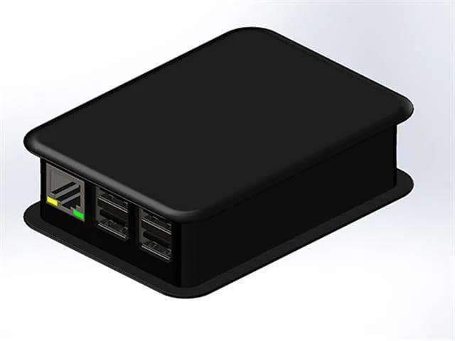 TEKO RASPBERRY PI2/PI3 B ENC BLK