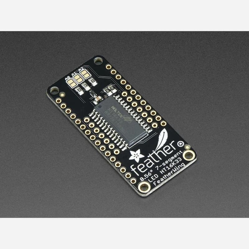4-значный 7-сегментный светодиодный матричный дисплей Adafruit FeatherWing — только FeatherWing — без матриц!