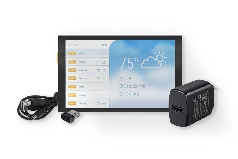 Модуль дисплея Pyxis 7 дюймов, 1200x1920 с комплектом разработчика Raspberry Pi CM3+