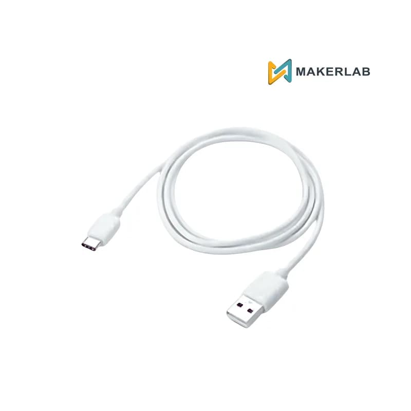 USB-кабель для передачи данных Type-C 1 м (белый) для Arduino UNO R4 Wi-Fi