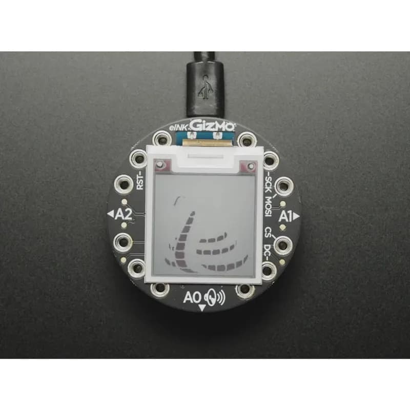 Circuit Playground 200x200 Трехцветная штуковина E-Ink - дисплей E-Ink + усилитель звука
