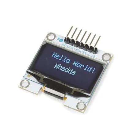 1,3-дюймовый OLED-экран для Arduino® (драйвер SH1106, SPI)