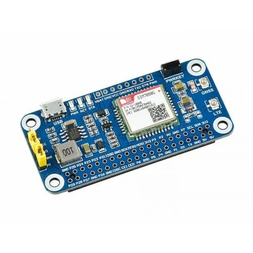 NB-IoT/Cat-M(eMTC)/GNSS HAT для Raspberry Pi, глобальное применение
