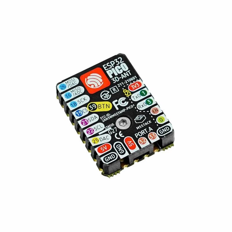 M5Stamp Pico Mate со штыревыми разъемами