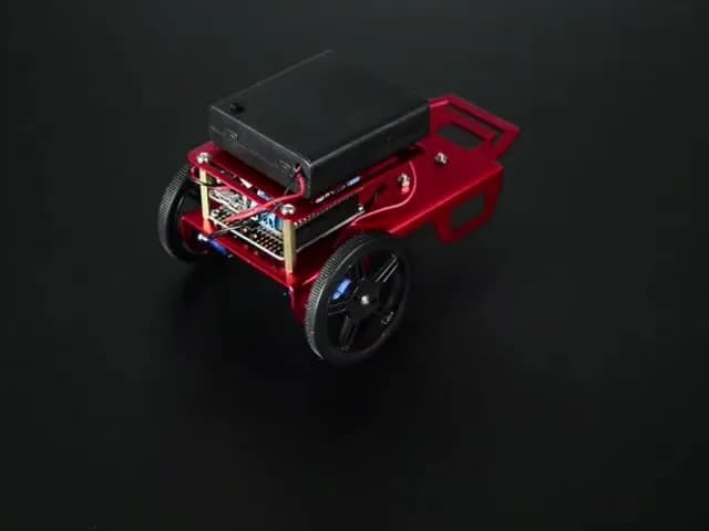 Комплект шасси мини-робота-вездехода - 2WD с двигателями постоянного тока