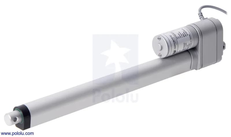 Glideforce LACT12P-12V-05 Легкий линейный привод с обратной связью: 15 кгс, ход 12 дюймов (полезный 11,8 дюйма), 1,7 дюйма/с, 12 В