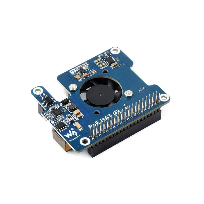 ШЛЯПА Waveshare PoE (F) — ШЛЯПА Raspberry Pi 5 PoE