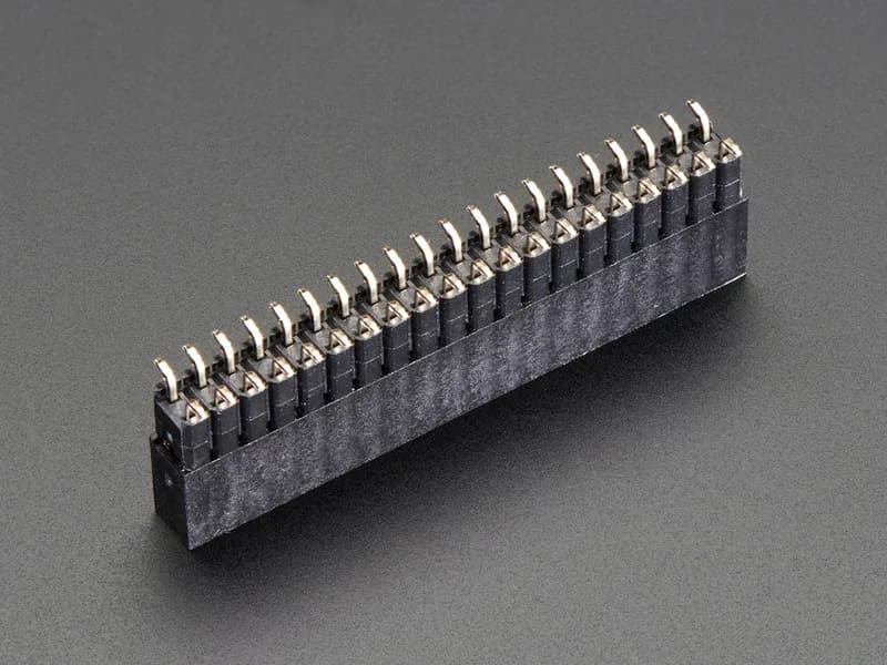 Сверхвысокий разъем SMT GPIO для Raspberry Pi HAT — сверхвысокий разъем 2x20 с внутренней резьбой