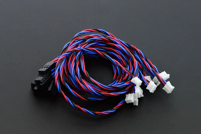 Гравитация: аналоговый сенсорный кабель для Arduino — 30 см (10 шт. в упаковке)