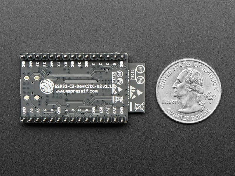Плата разработчика ESP32-C3 RISC V — флэш-память SPI 4 МБ DevKitC-02 ESP32-C3-WROOM-02
