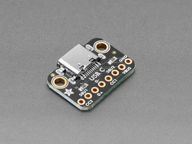 Коммутационная плата Adafruit Sunken USB Type C