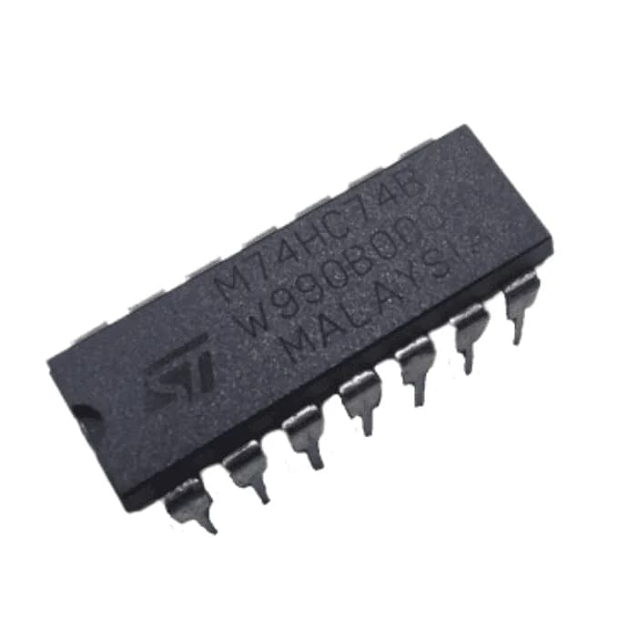 74HC74 - Двойные триггеры D-типа с положительным фронтом, IC