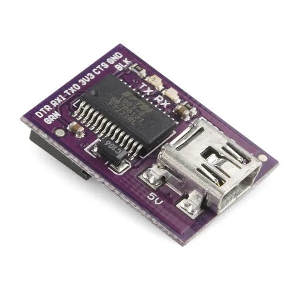 Базовая коммутационная панель LilyPad FTDI - 5 В