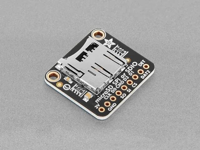 Коммутационная плата для карты Adafruit Micro SD SPI или SDIO — ТОЛЬКО 3 В!