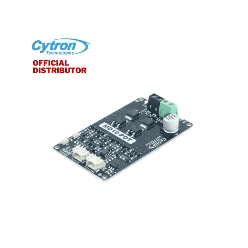 Cytron, 10 А, 7–30 В, потенциометр и переключатель управления, драйвер двигателя постоянного тока