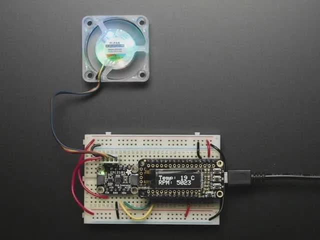 Контроллер вентилятора ПК Adafruit EMC2101 I2C и датчик температуры