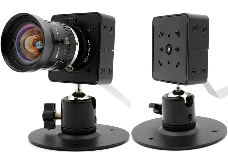 KKSB Чехол для камеры SBC с держателем, вращающимся на 360 градусов — совместим с камерами Raspberry Pi и другими камерами SBC