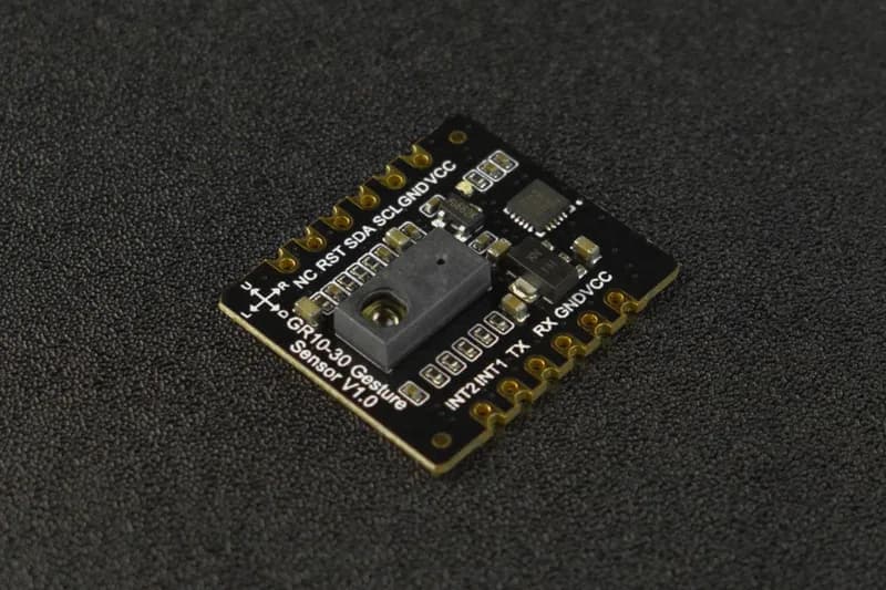 Fermion: Датчик жестов GR10-30 (разрыв, UART и I2C, 12 жестов, 0 ~ 30 см)