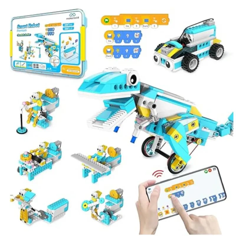 Makerzoid 200-в-1 RC Scratch Junior Coding Умный робот-игрушка - Развивающие наборы робототехники для детей