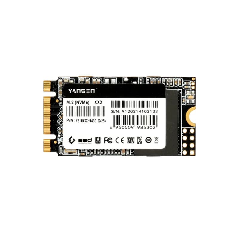 SSD для WisGate Connect | Твердотельный накопитель (SSD) 128/512 ГБ с флэш-памятью — модуль NVMe PCIe Gen 3 M.2