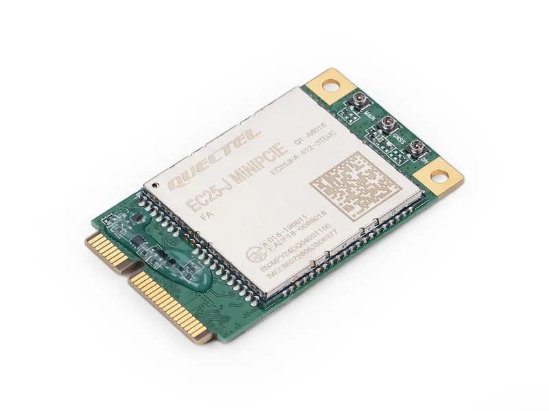 LTE Cat 4 EC25-JFA-mini-PCIe — связь 2G/3G/4G, встроенная поддержка нескольких GNSS, операторы Японии