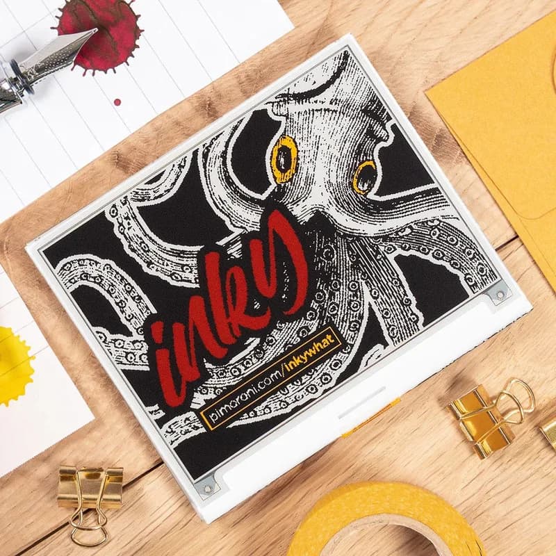 Inky WHAT (четырехцветная электронная бумага/E Ink®/EPD) – красный/желтый/черный/белый