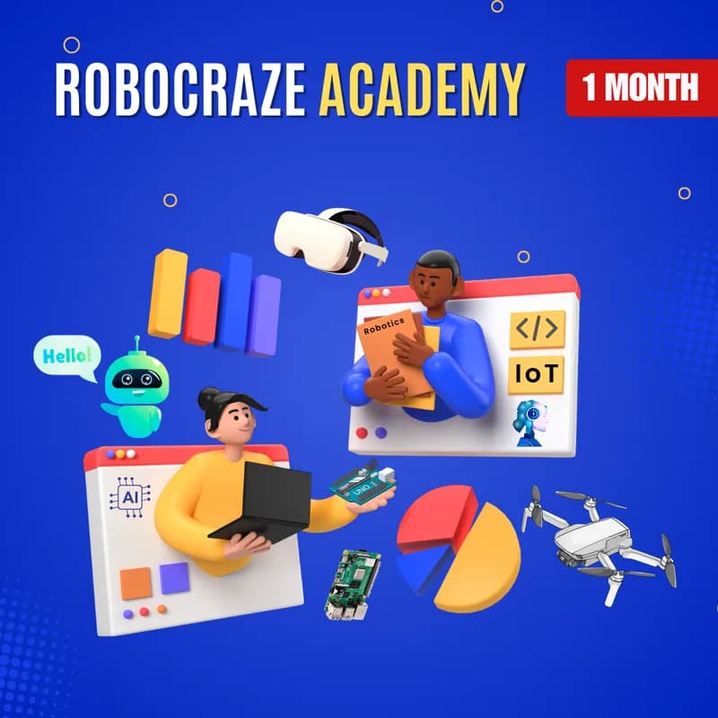 Академия Robocraze – сертифицированные курсы по робототехнике и Интернету вещей (ПРОБНЫЙ ПАКЕТ НА 1 МЕСЯЦ)