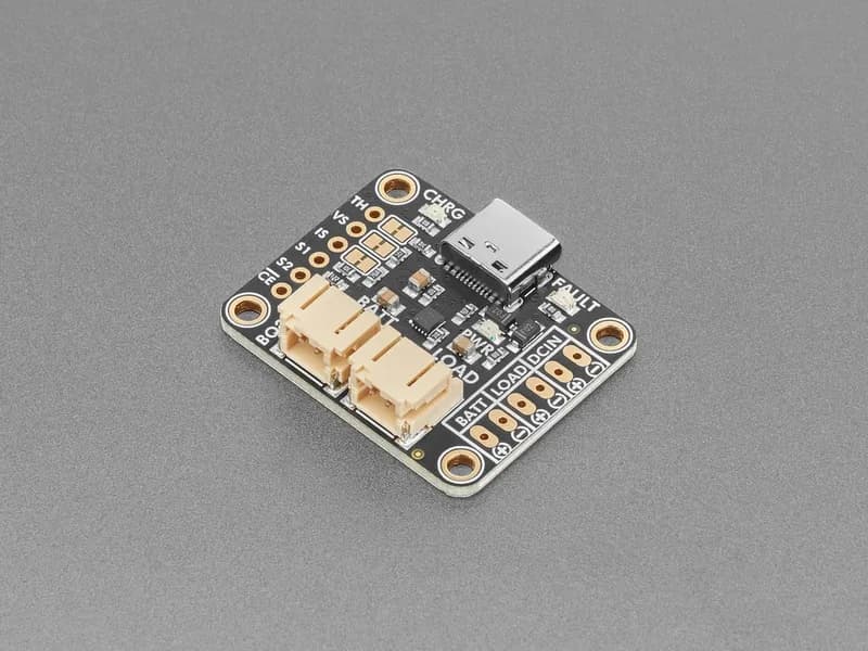 Adafruit bq25185 USB/DC/солнечное литий-ионное/полимерное зарядное устройство