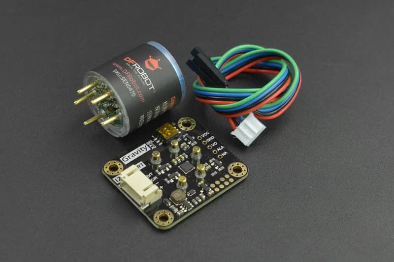 Гравитация: Датчик SO2 (калиброванный) - I2C и UART