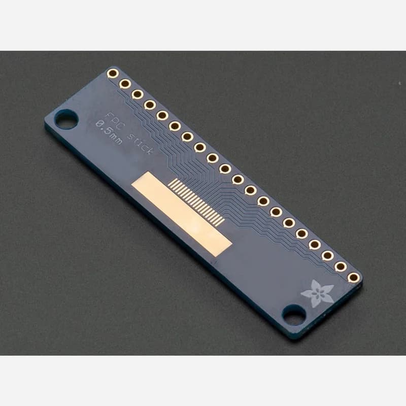 Adafruit FPC Stick — 20-контактный адаптер с шагом 0,5 мм/1,0 мм