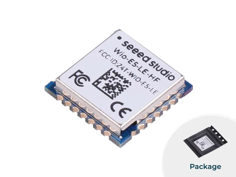 Беспроводной модуль Wio-E5-LE (оптический) — STM32WLE5JC, встроенные ARM Cortex-M4 и SX126x, поддержка LoRaWAN на EU868 и US915