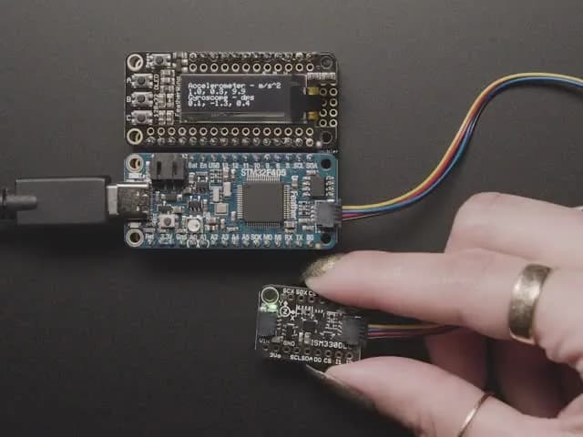 Adafruit ISM330DHCX - 6 DoF IMU - Акселерометр и гироскоп