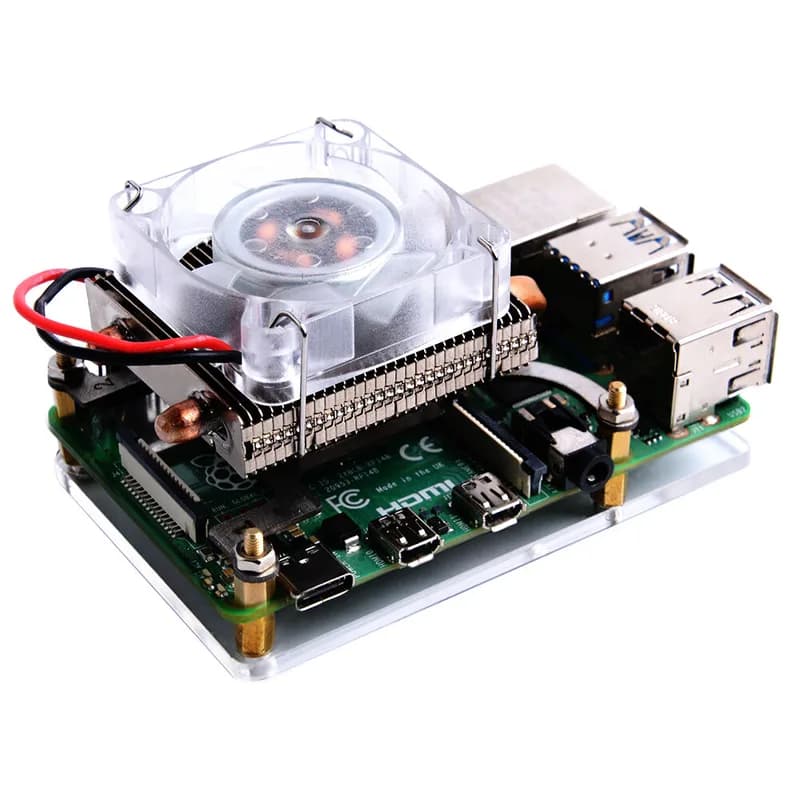 Новый красочный кулер ICE Tower для Raspberry Pi 4B/3B+/3B