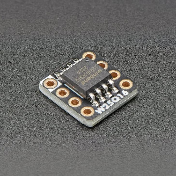 Коммутационная плата Adafruit QSPI DIP — W25Q16 — 16 МБит, 2 МБ — W25Q16JVSSIQ