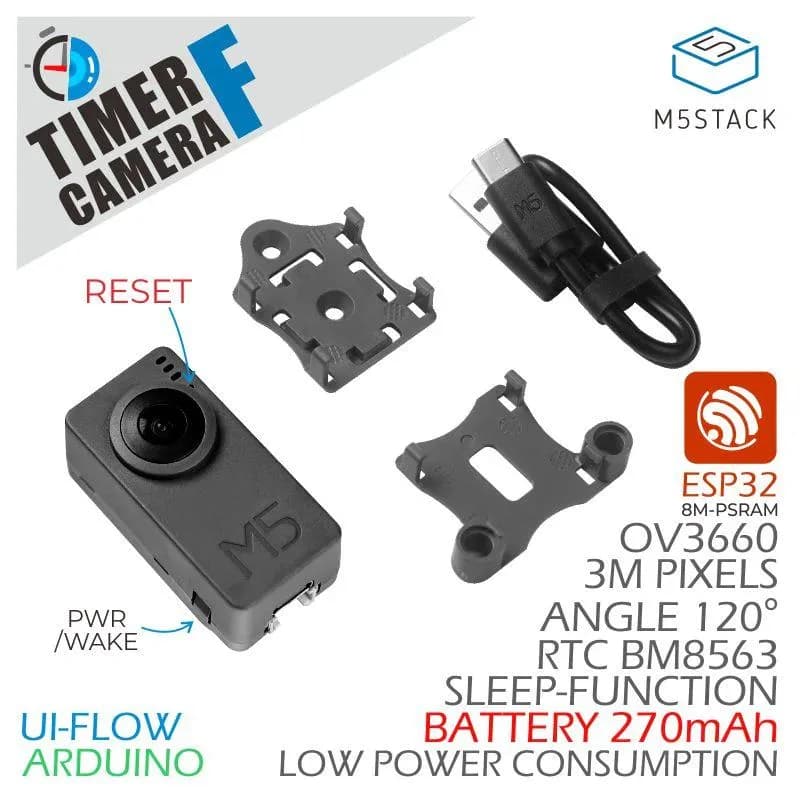 ESP32 PSRAM Timer Camera F (OV3660)