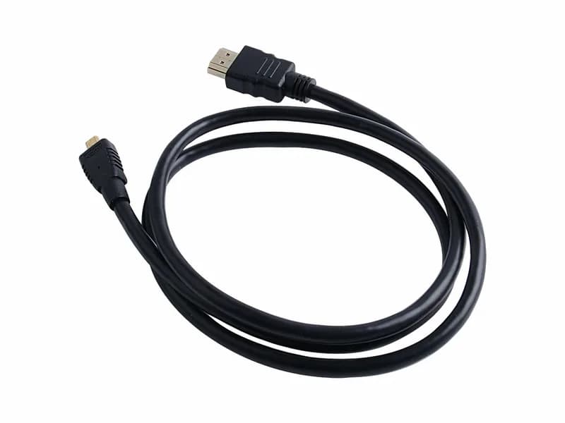 Кабель Micro HDMI — стандартный разъем HDMI — 1 м (4k для Pi 4)