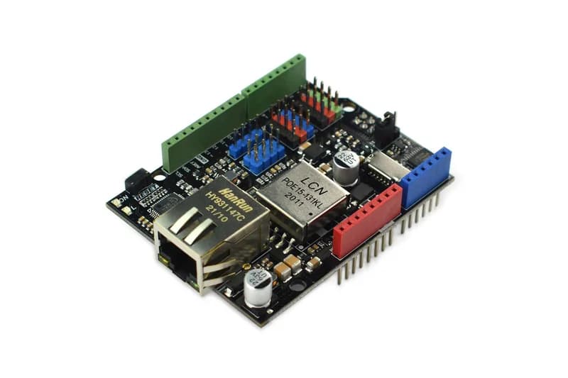 Откройте для себя W5500 Ethernet PoE Shield для Arduino — готовность к Интернету вещей!