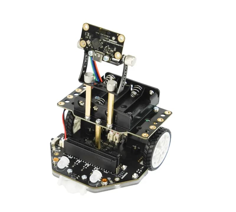 Maqueen Plus V3 - робот STEM с усовершенствованной матричной лазерной навигацией для соревнований (батарея типа АА)