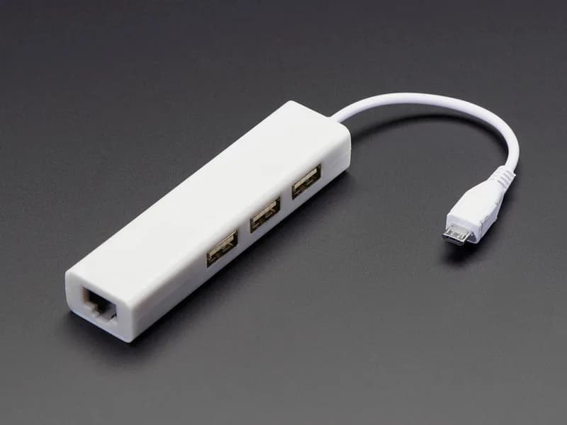 Ethernet-концентратор и USB-концентратор с разъемом Micro USB OTG