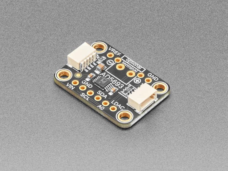 Коммутационная плата Adafruit AD5693R — 16-битный ЦАП с интерфейсом I2C — STEMMA QT / Qwiic