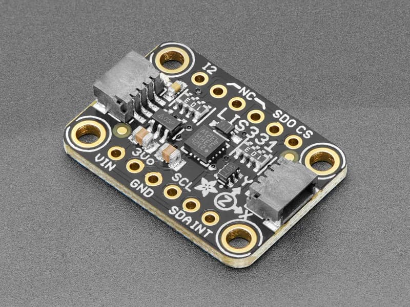 Adafruit LIS331 Трехосевой акселерометр с широким диапазоном ±24 г - STEMMA QT / Qwiic
