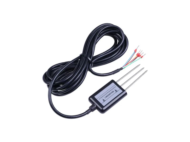 Промышленный датчик влажности и температуры почвы MODBUS-RTU RS485, аналоговое напряжение 0-2В (S-Soil MT-02A)