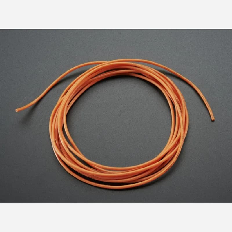 Силиконовый чехол Многожильный провод - 2м 26AWG Оранжевый